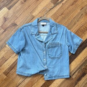 Denim Blue womens Shirt